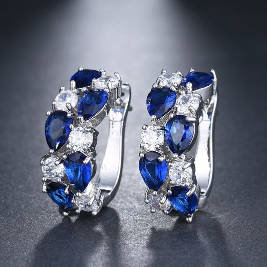 CHYLEANNA  Luxury Flash Zircon Ear Studs