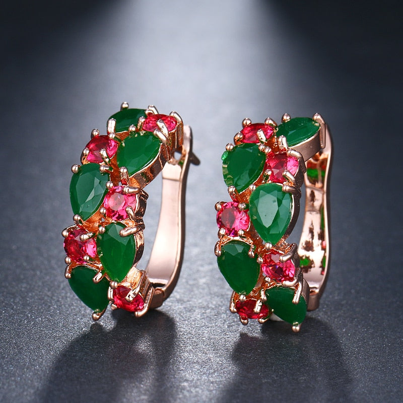 CHYLEANNA  Luxury Flash Zircon Ear Studs