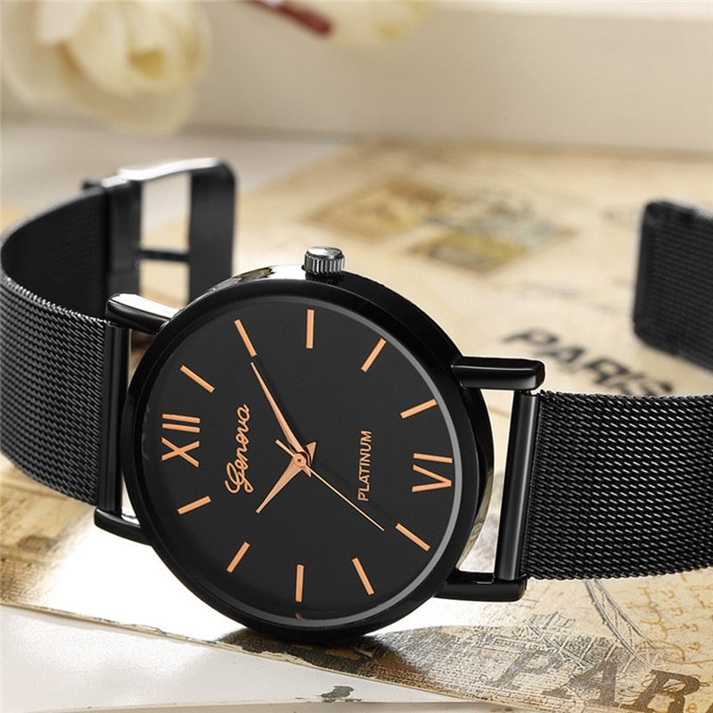 CHYLEANNA  Black Stainless Steel Watch