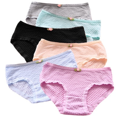 CHYLEANNA  6 Pcs/Set Comfort Deluxe Panties