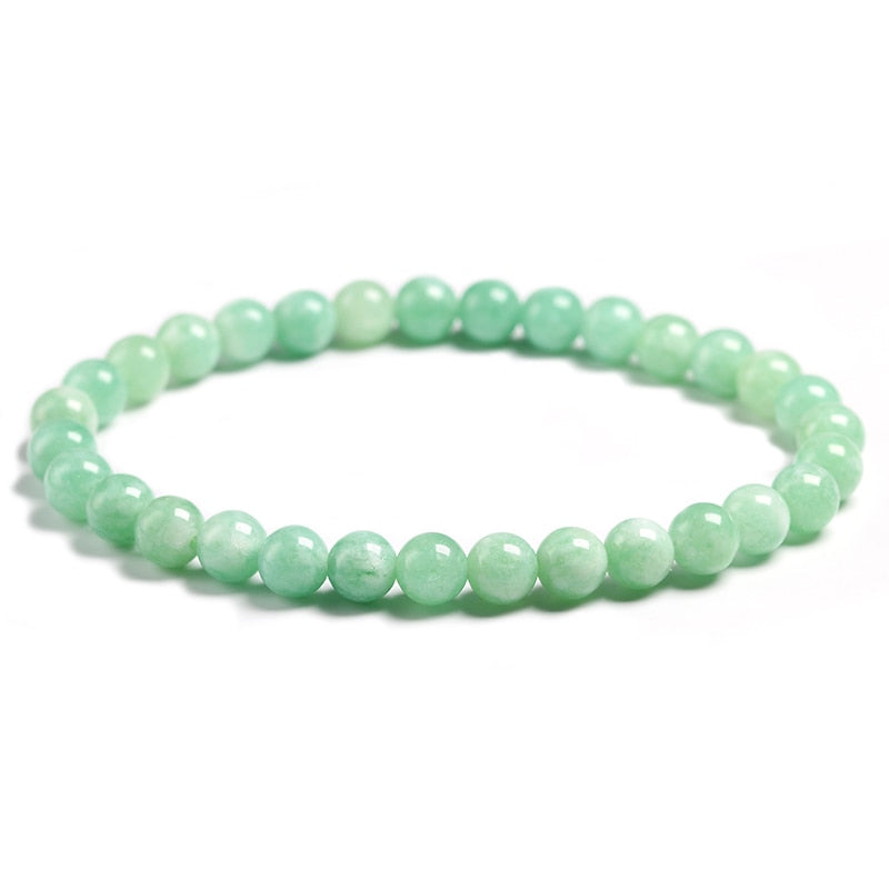 CHYLEANNA  Burmese Green Jade Beads Bracelet