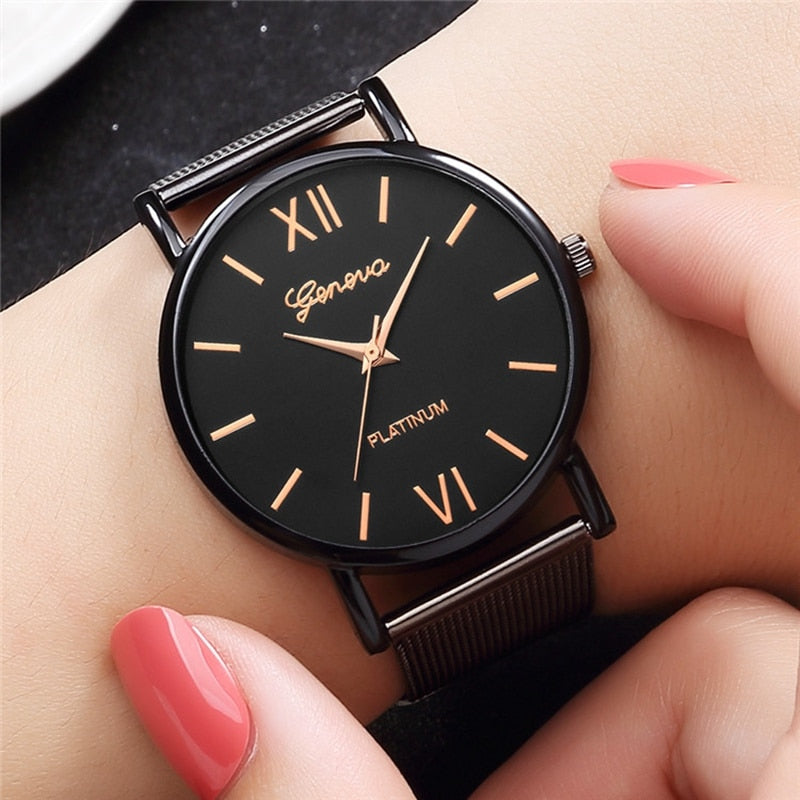 CHYLEANNA  Black Stainless Steel Watch