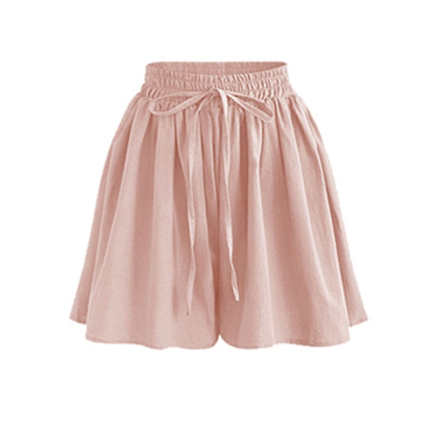 CHYLEANNA  High Waist Loose Chiffon Shorts