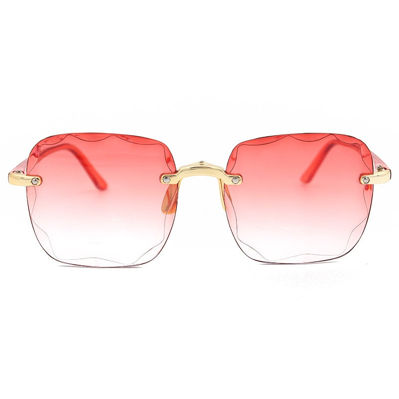 CHYLEANNA  Rimless Retro Sunglasses