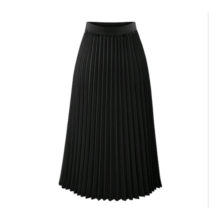 CHYLEANNA  Pleated Chiffon Skirt