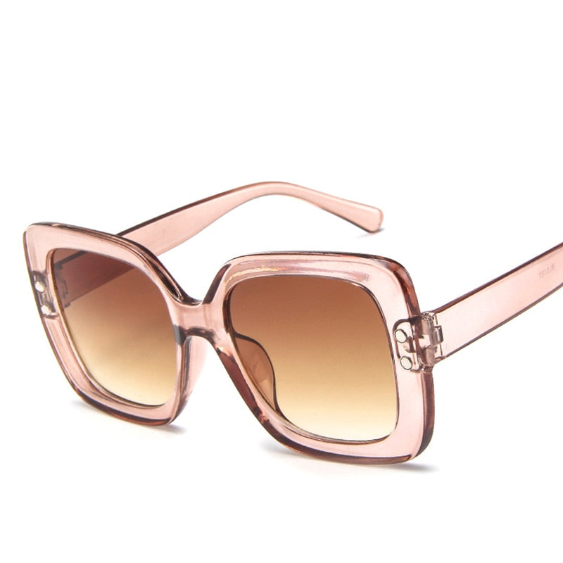 CHYLEANNA  Square Retro Oversized Sunglasses