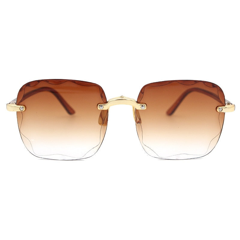 CHYLEANNA  Rimless Retro Sunglasses