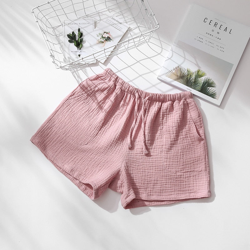 CHYLEANNA  Cotton Crepe Shorts