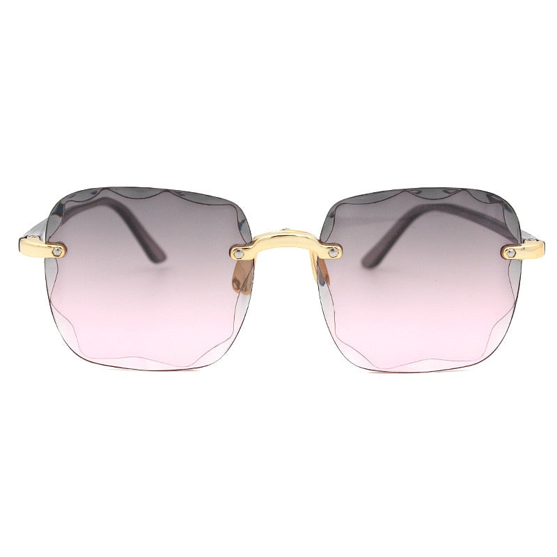 CHYLEANNA  Rimless Retro Sunglasses