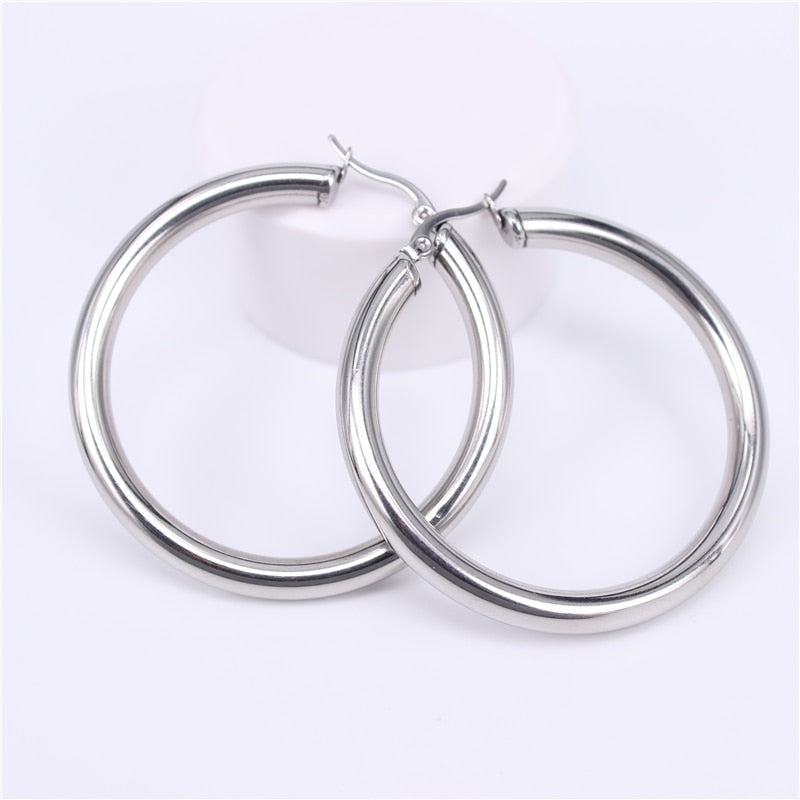 CHYLEANNA  Creole Hoop Earrings