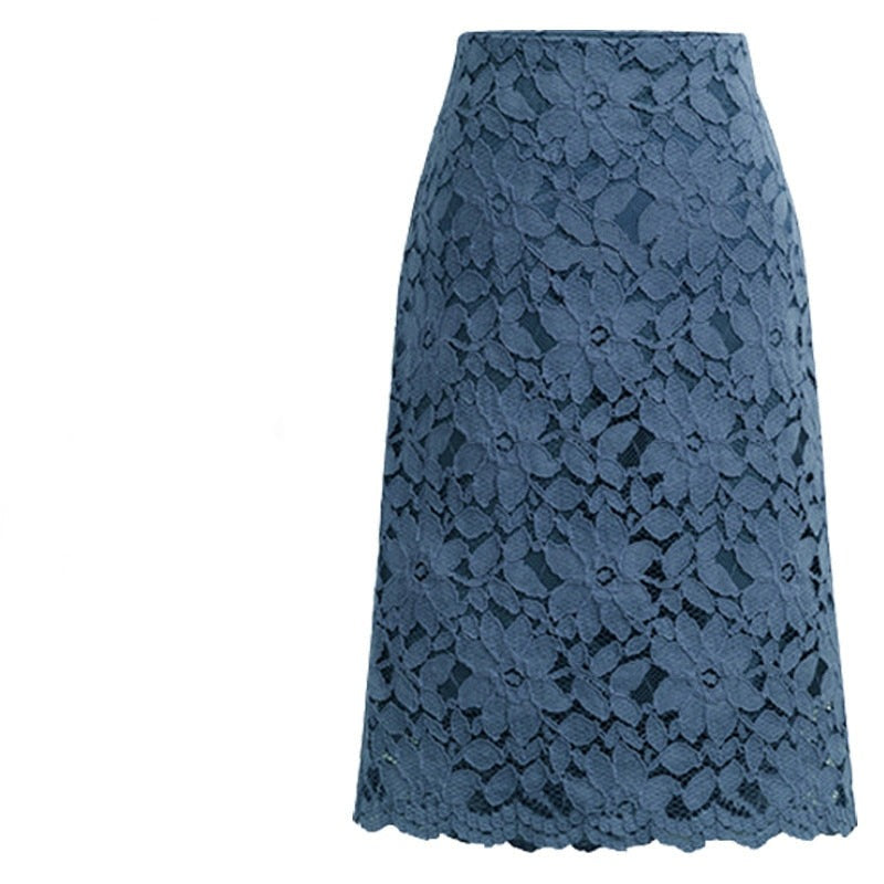 CHYLEANNA  Lace Velvet Skirt