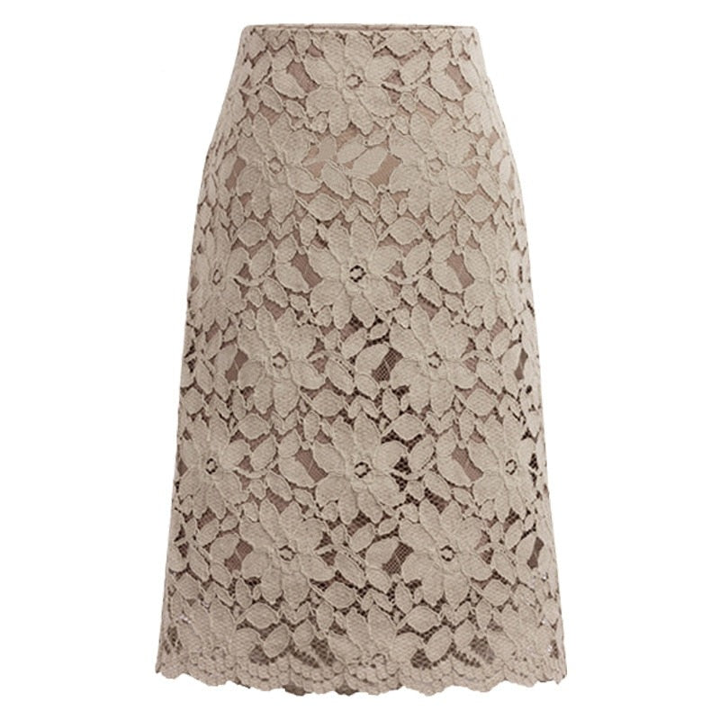 CHYLEANNA  Lace Velvet Skirt