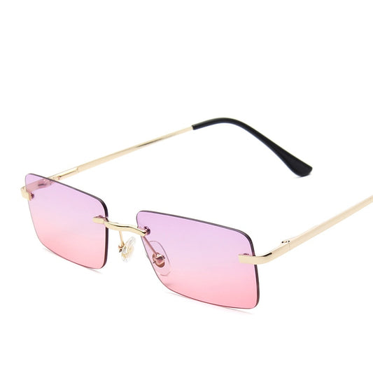 CHYLEANNA  Rimless Square Sunglasses