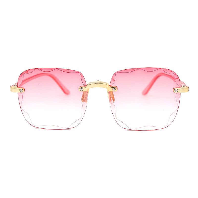 CHYLEANNA  Rimless Retro Sunglasses