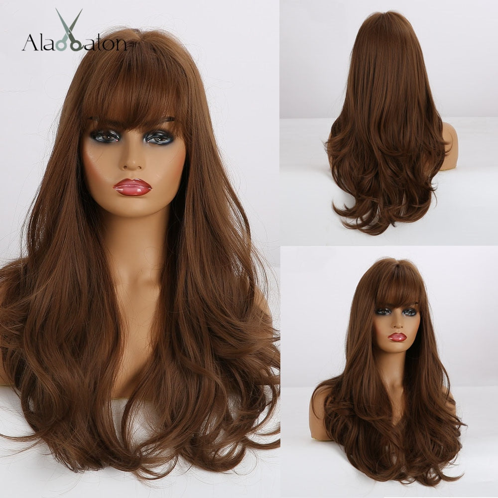 CHYLEANNA  Medium Length Water Wave Synthetic Wig