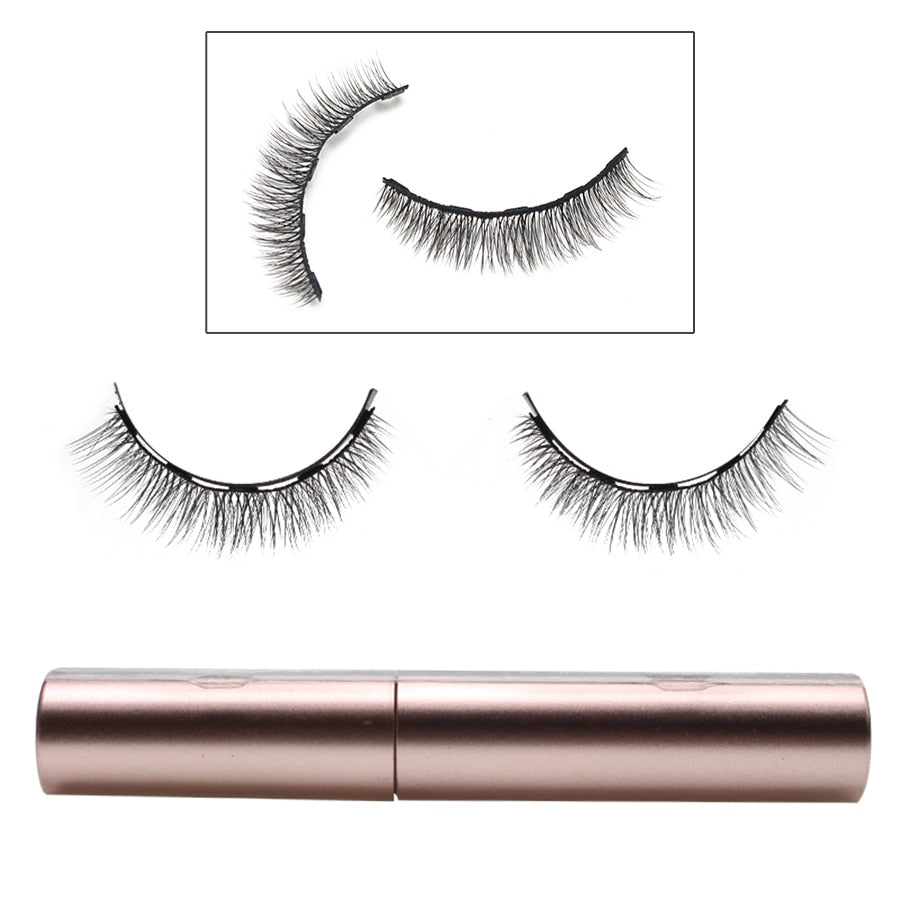 CHYLEANNA  Natural Magnetic Eyelashes With Applicator