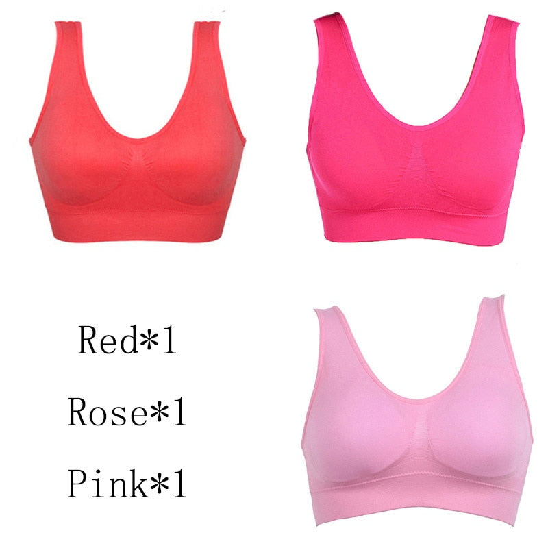 CHYLEANNA  3 Pcs/Set Push-Up Plus Size Brassiere