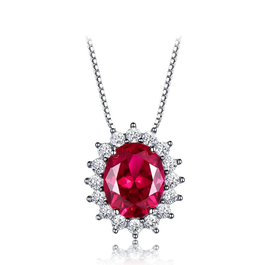 CHYLEANNA  Sparkling Sapphire Pendant Necklace