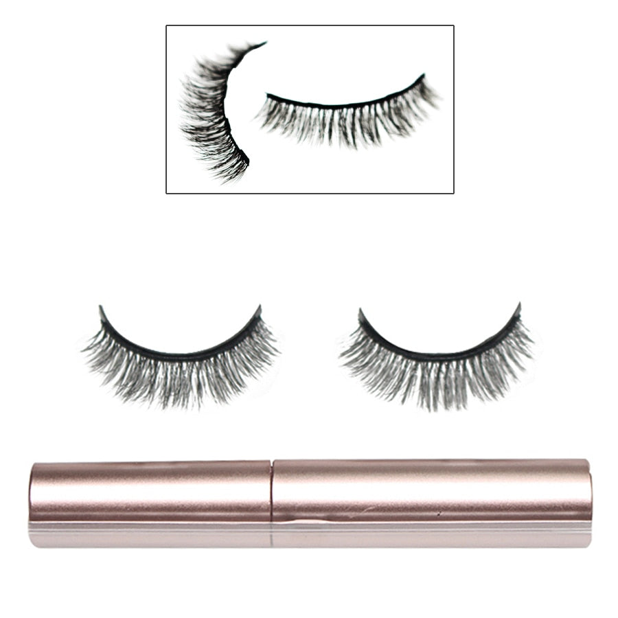 CHYLEANNA  Natural Magnetic Eyelashes With Applicator