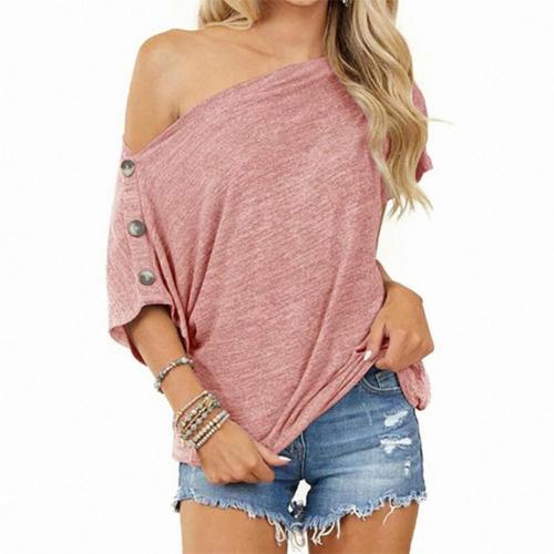 CHYLEANNA off-shoulder blend-off T-shirt