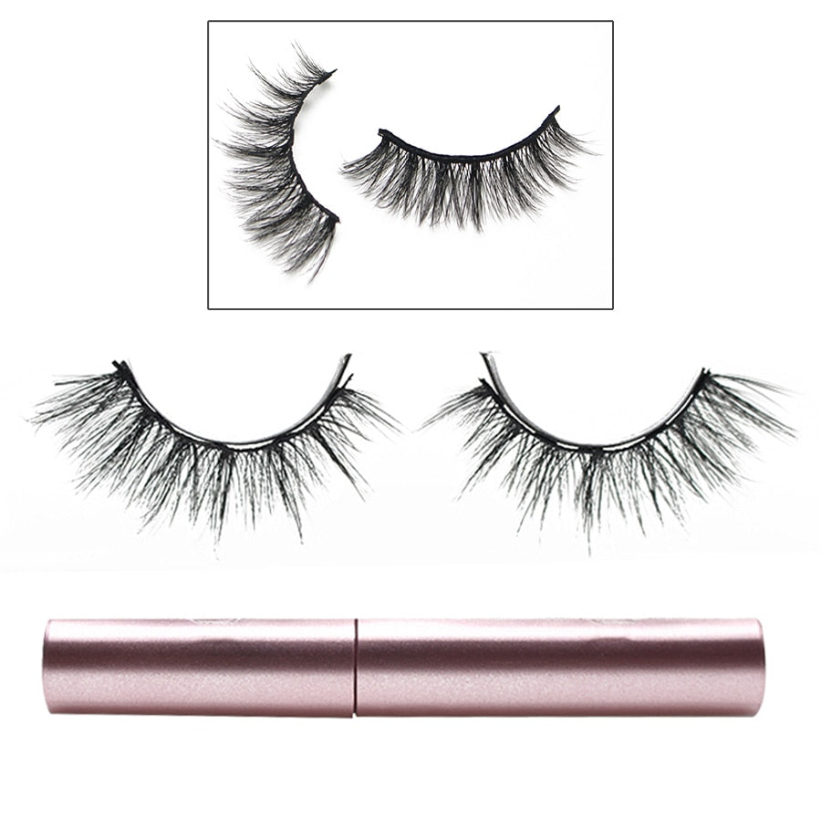 CHYLEANNA  Natural Magnetic Eyelashes With Applicator