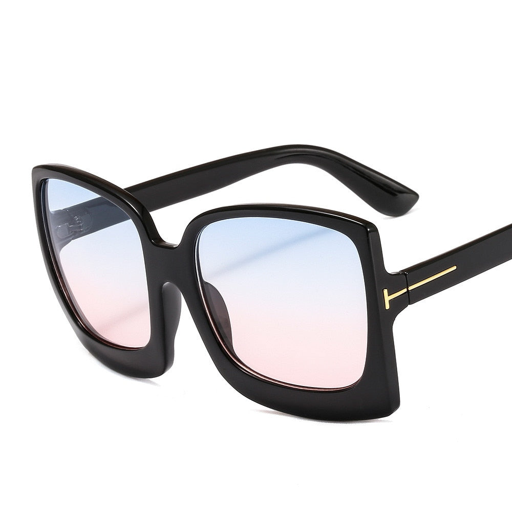 CHYLEANNA  Oversized Vintage Square Sunglasses