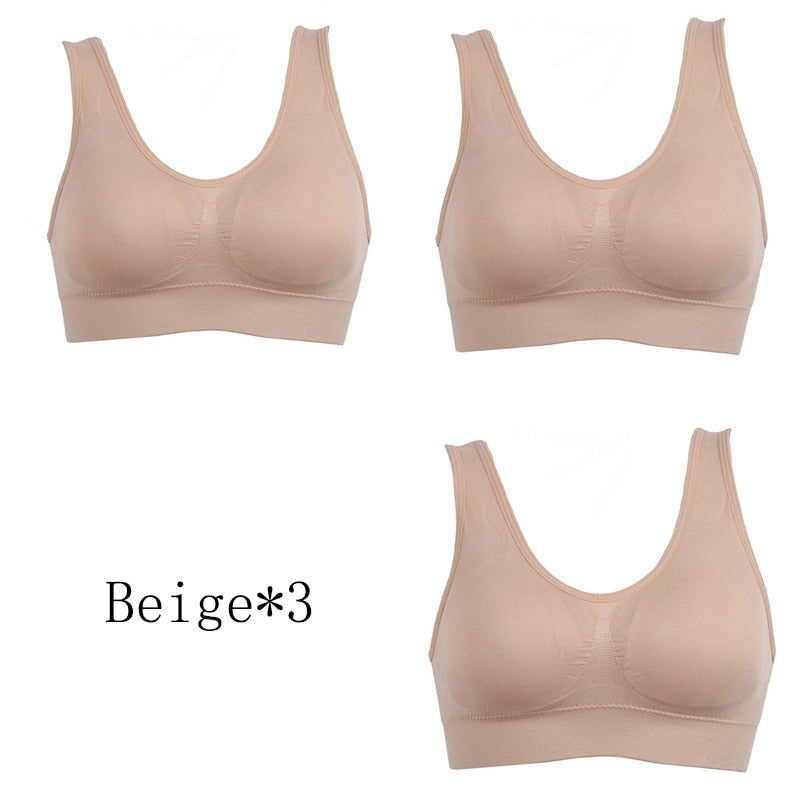 CHYLEANNA 3 stuks/set push-up bh in grote maten