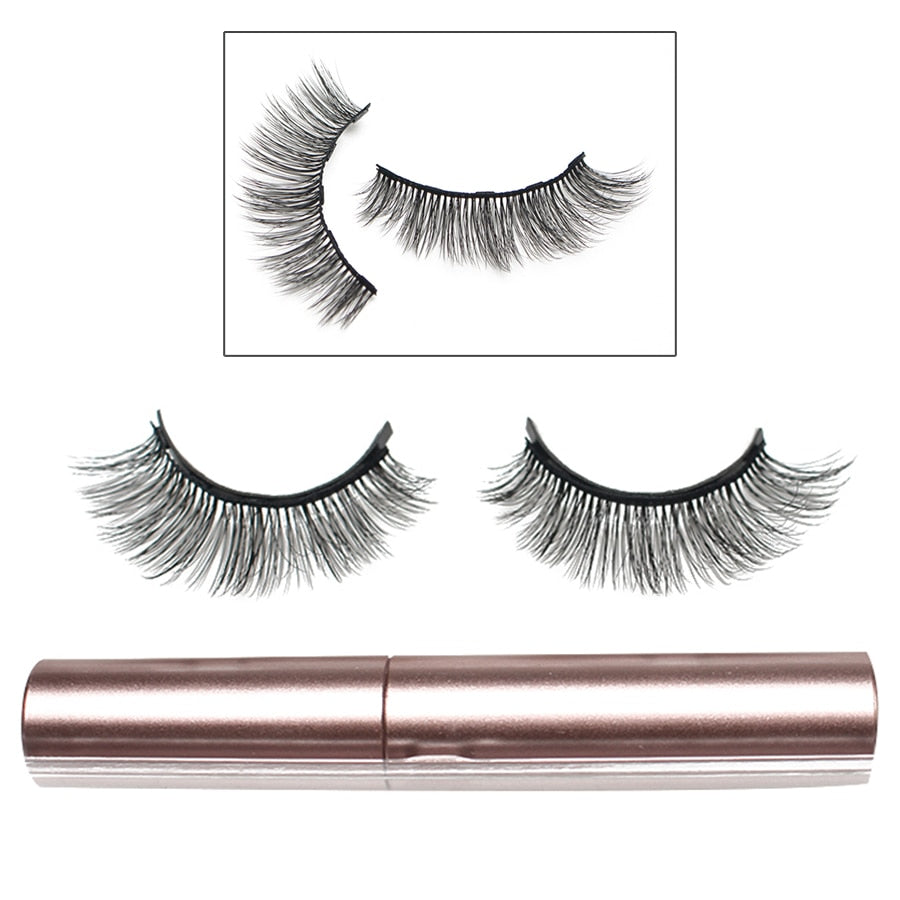 CHYLEANNA  Natural Magnetic Eyelashes With Applicator