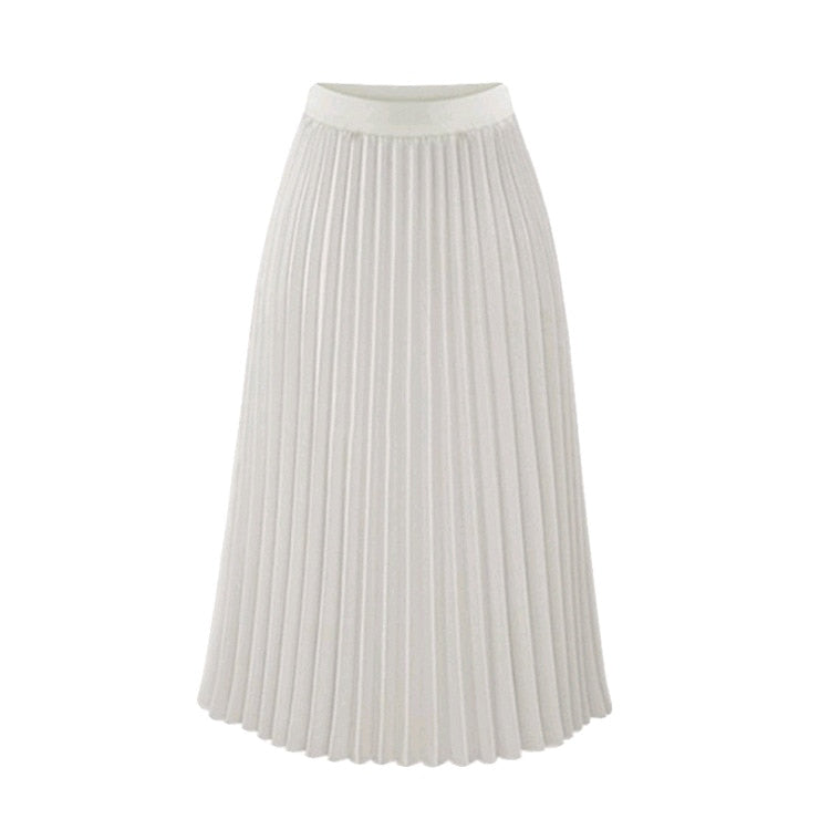 CHYLEANNA  Pleated Chiffon Skirt