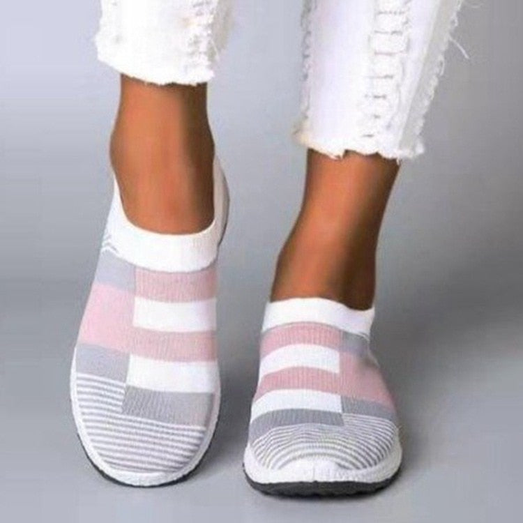 CHYLEANNA   Slip-On Mesh Sock Loafers