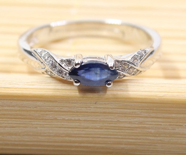 CHYLEANNA  Sapphire 925 Silver Ring