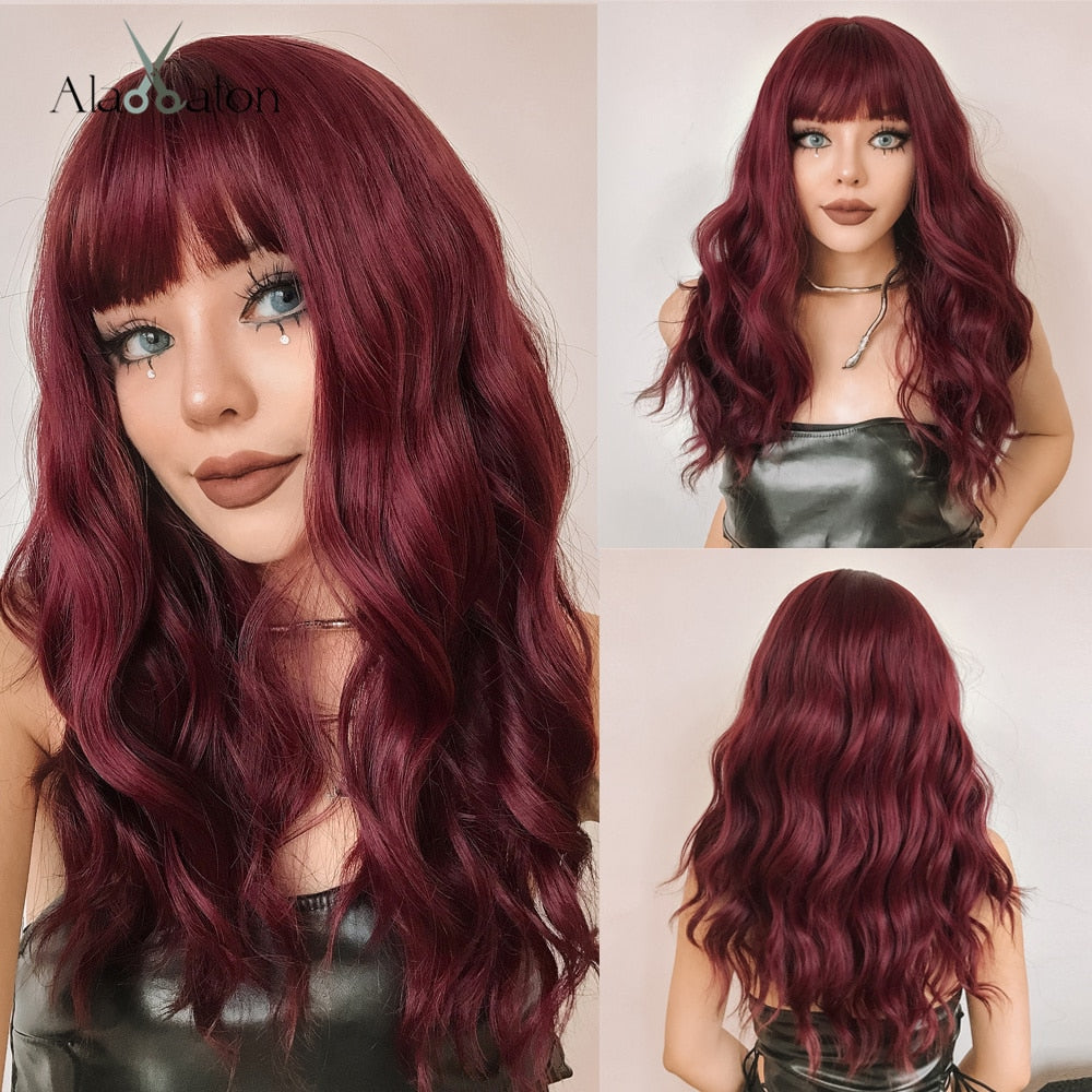 CHYLEANNA  Medium Length Water Wave Synthetic Wig