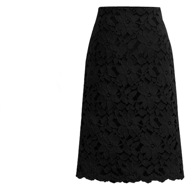 CHYLEANNA  Lace Velvet Skirt