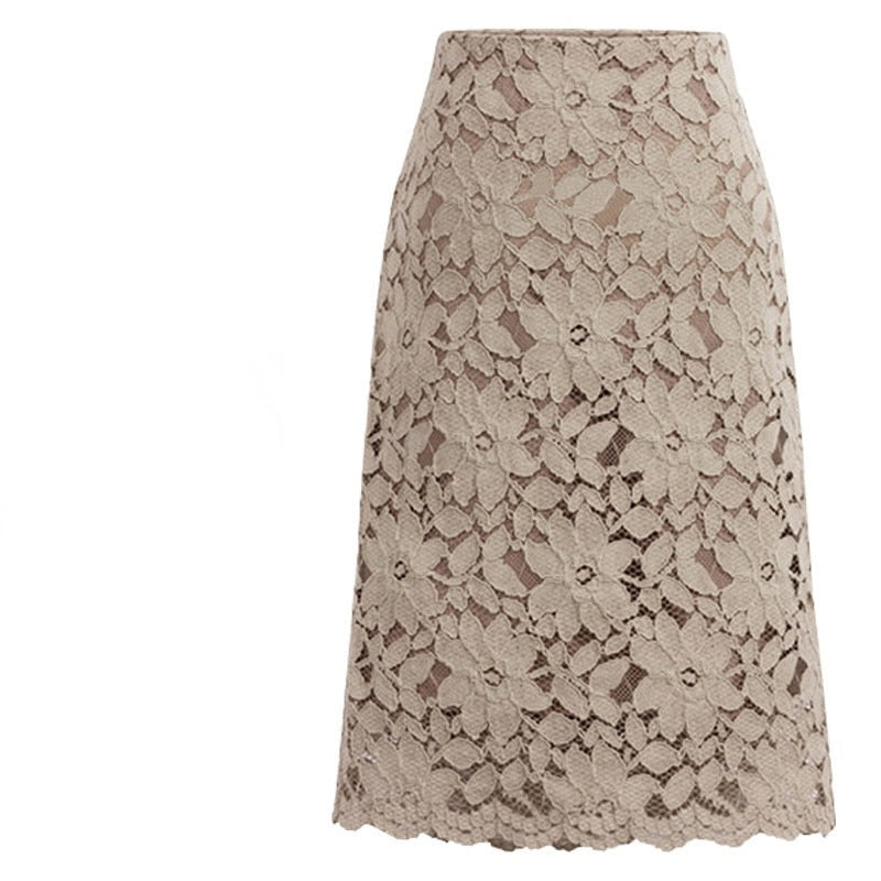 CHYLEANNA  Lace Velvet Skirt