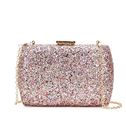 CHYLEANNA clutch met sprankelende pailletten