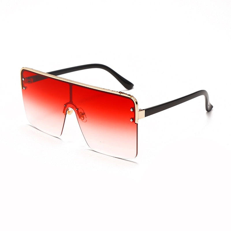 CHYLEANNA  Oversized Square Gradient Sunglasses