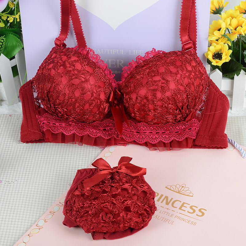 CHYLEANNA Bow Push-Up Bra Set