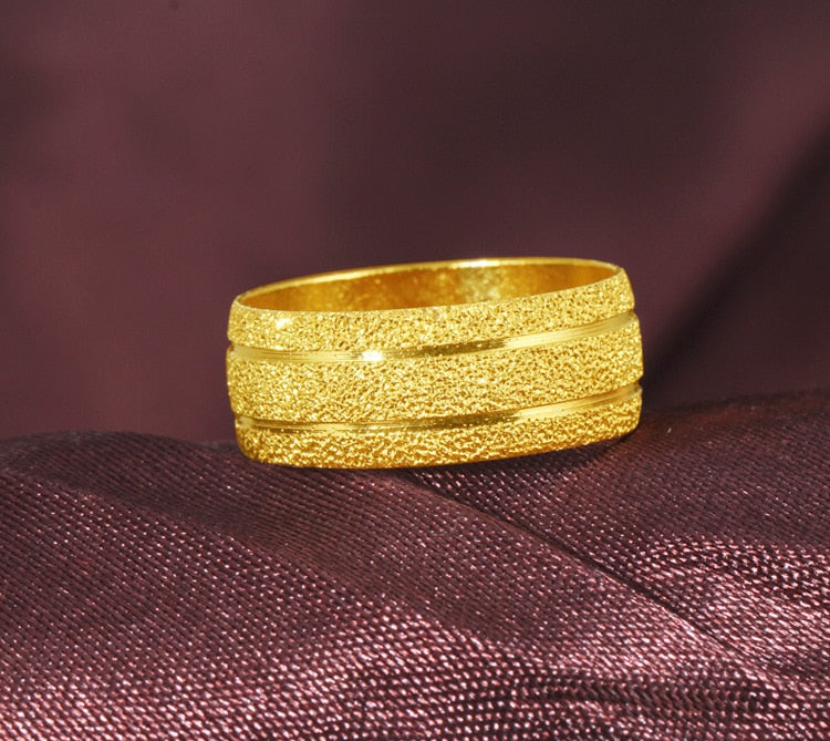 CHYLEANNA 24k geelgouden matte ring