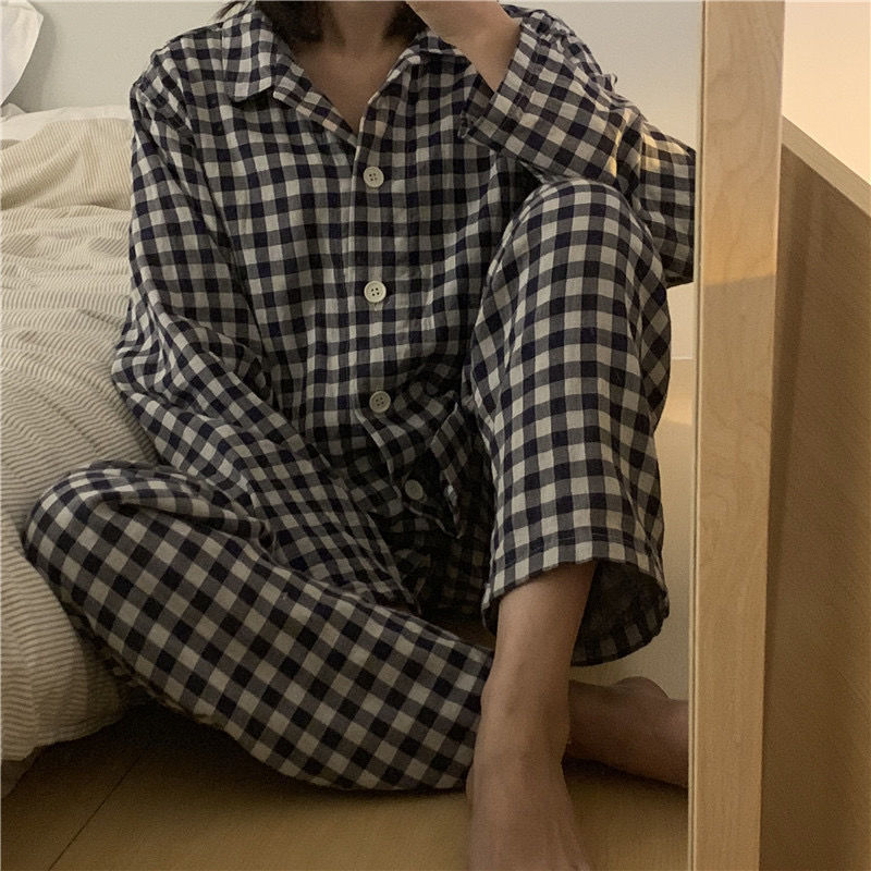 CHYLEIGH geruite casual pyjamasets