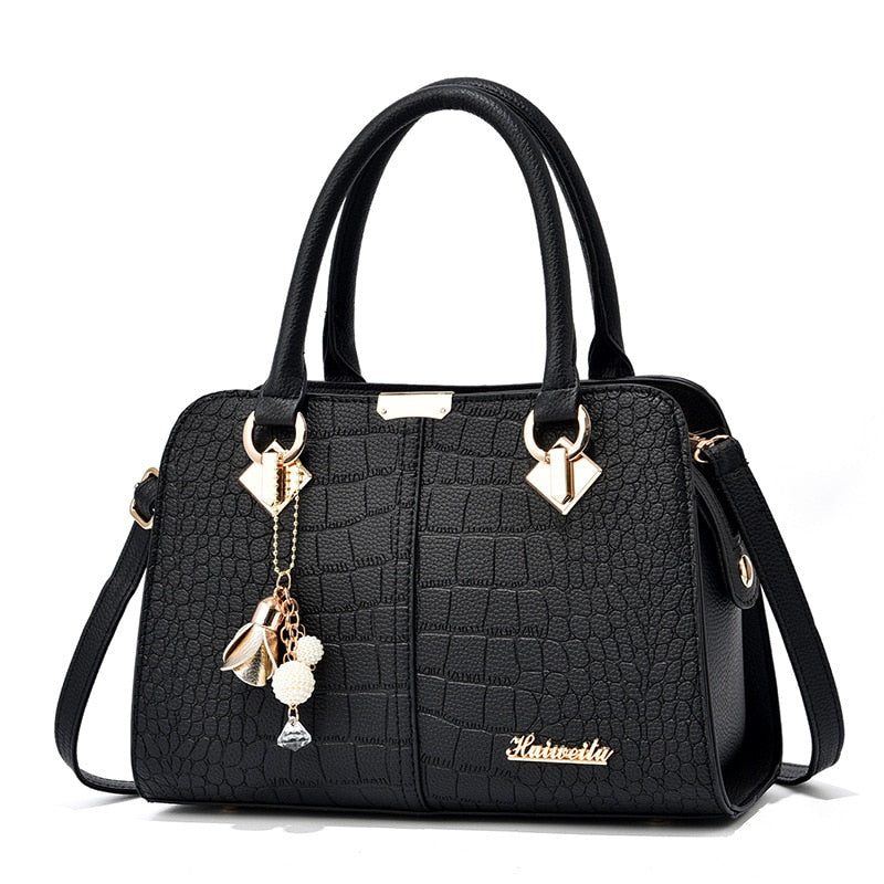 CHYLEANNA  Stylish Caiman Pattern Leather Bag