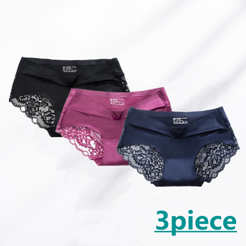 CHYLEANNA  3 Pcs/Set Traceless Seamless Ice Panties