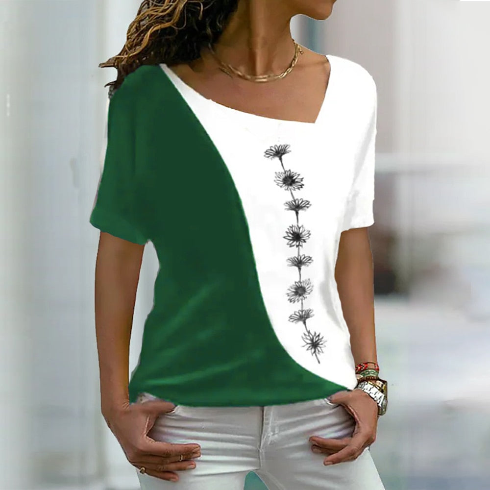 CHYLEANNA eenvoudige wind-casual T-shirts