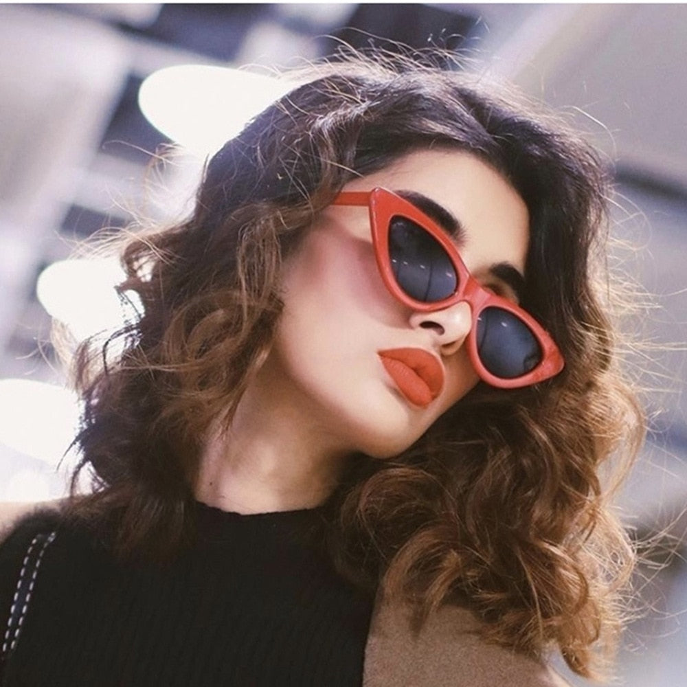 CHYLEANNA  Retro Vintage Triangular Sunglasses