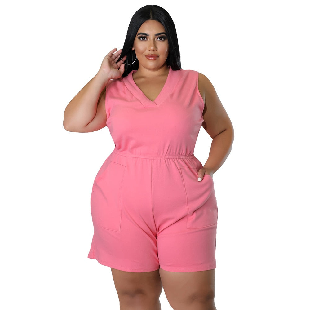 CHYLEANNA  Plus Size Casual Romper