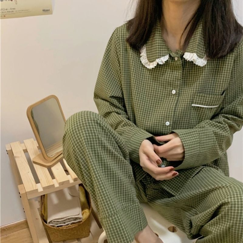 CHYLEIGH geruite casual pyjamasets