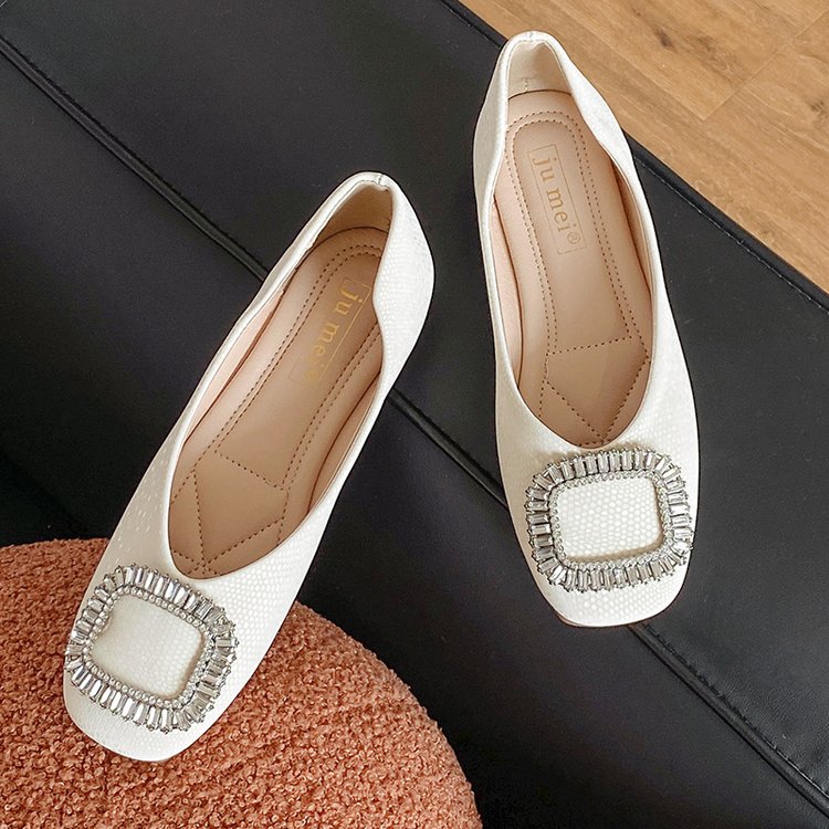 CHYLEIGH  Retro Buckle Slip On Shoes