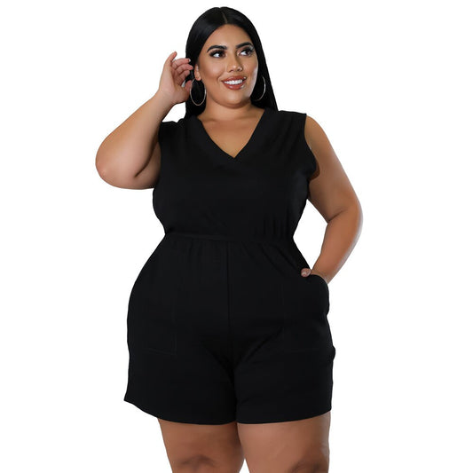 CHYLEANNA  Plus Size Casual Romper