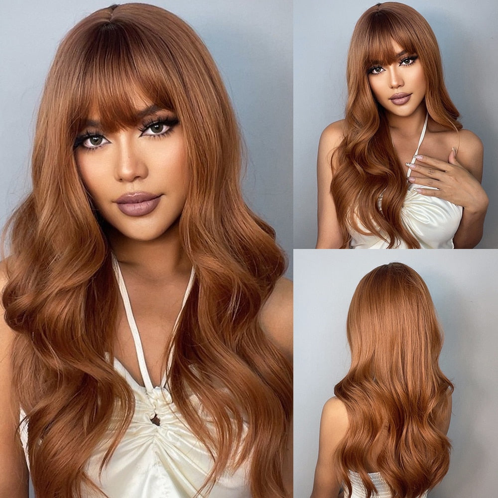 CHYLEANNA  Medium Length Water Wave Synthetic Wig