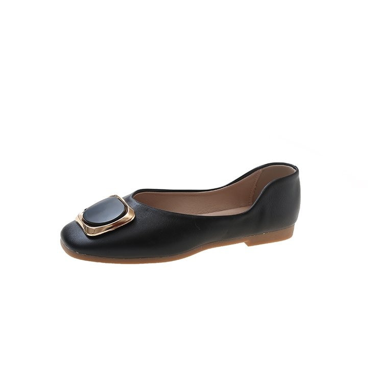 CHYLEIGH  Retro Buckle Slip On Shoes