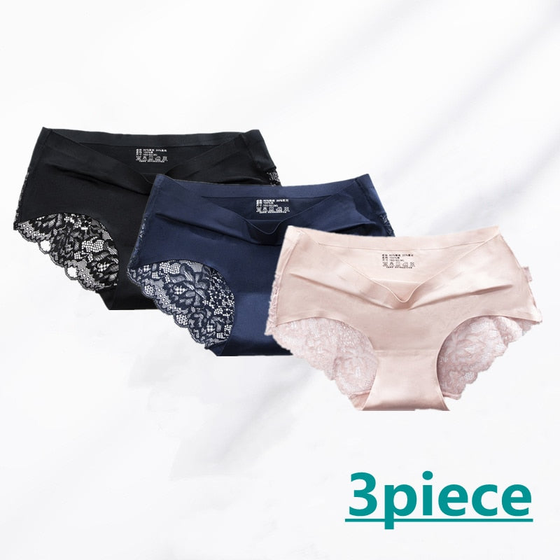 CHYLEANNA  3 Pcs/Set Traceless Seamless Ice Panties